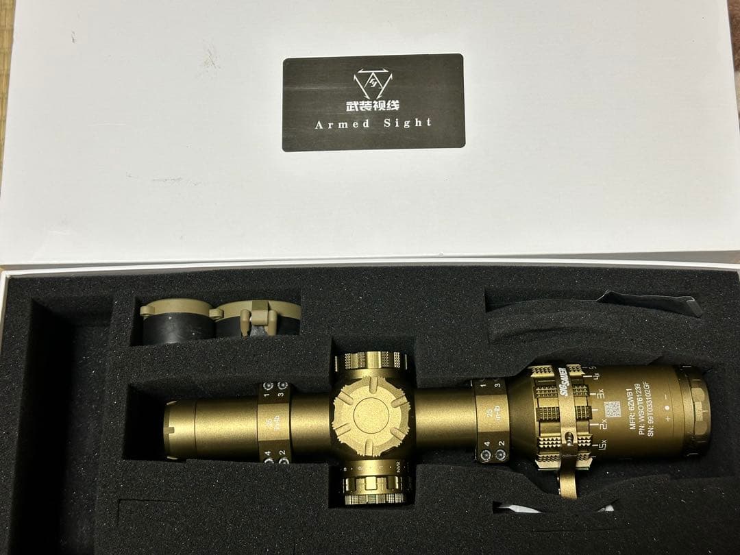 SIG SAUER TANGO6T 光学サイト 実シェルレプリカEG/ 武装視線