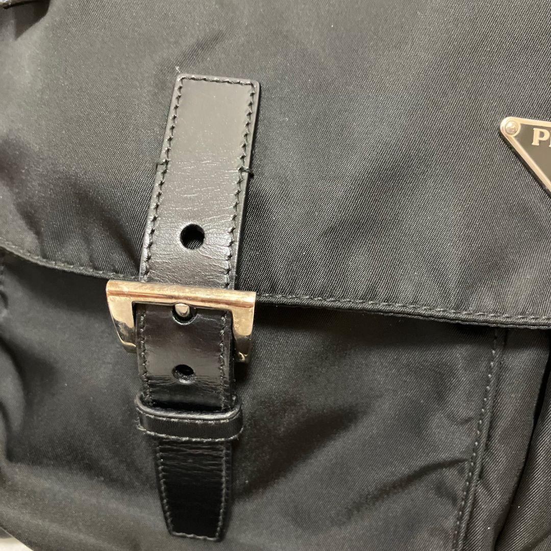 極美品　PRADA　ショルダーバッグ　黒　保存袋付
