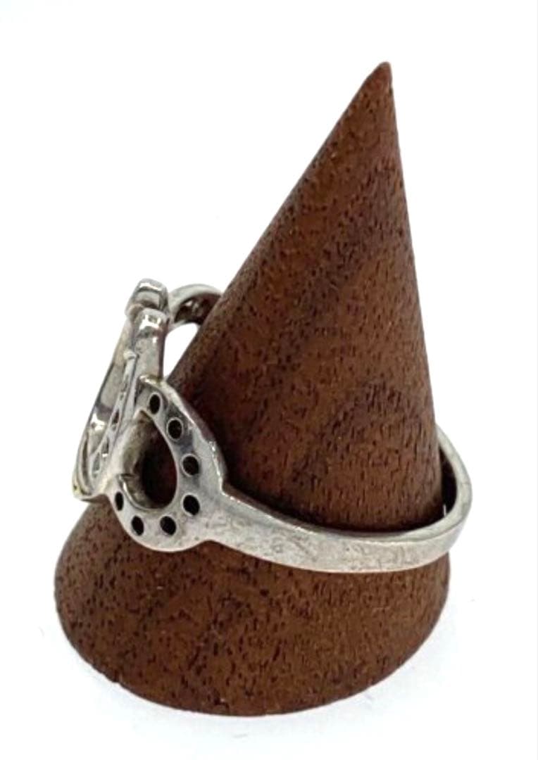 ★SAAD★シルバー925 馬蹄型リング 25