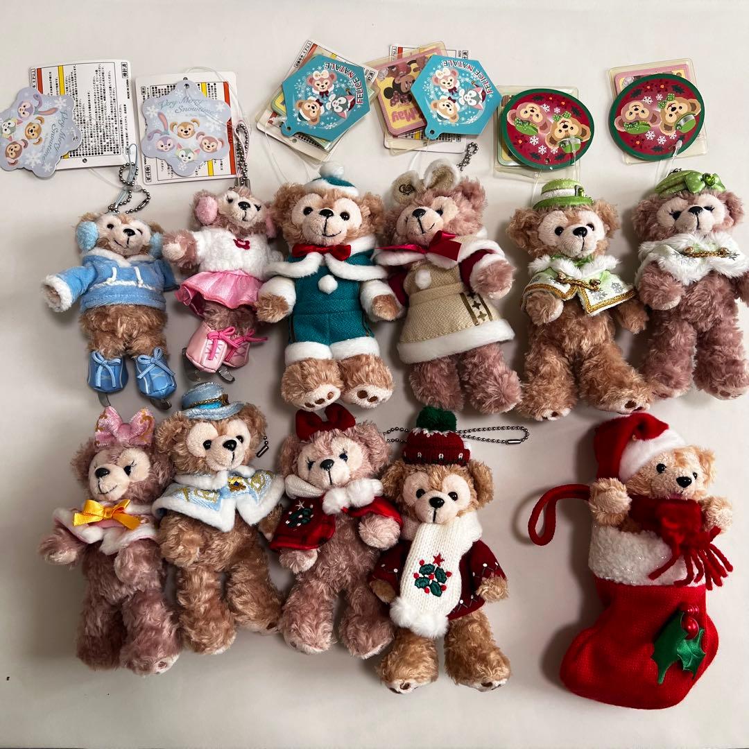 ダッフィー　シェリーメイ　クリスマス詰め合わせ　白タグ