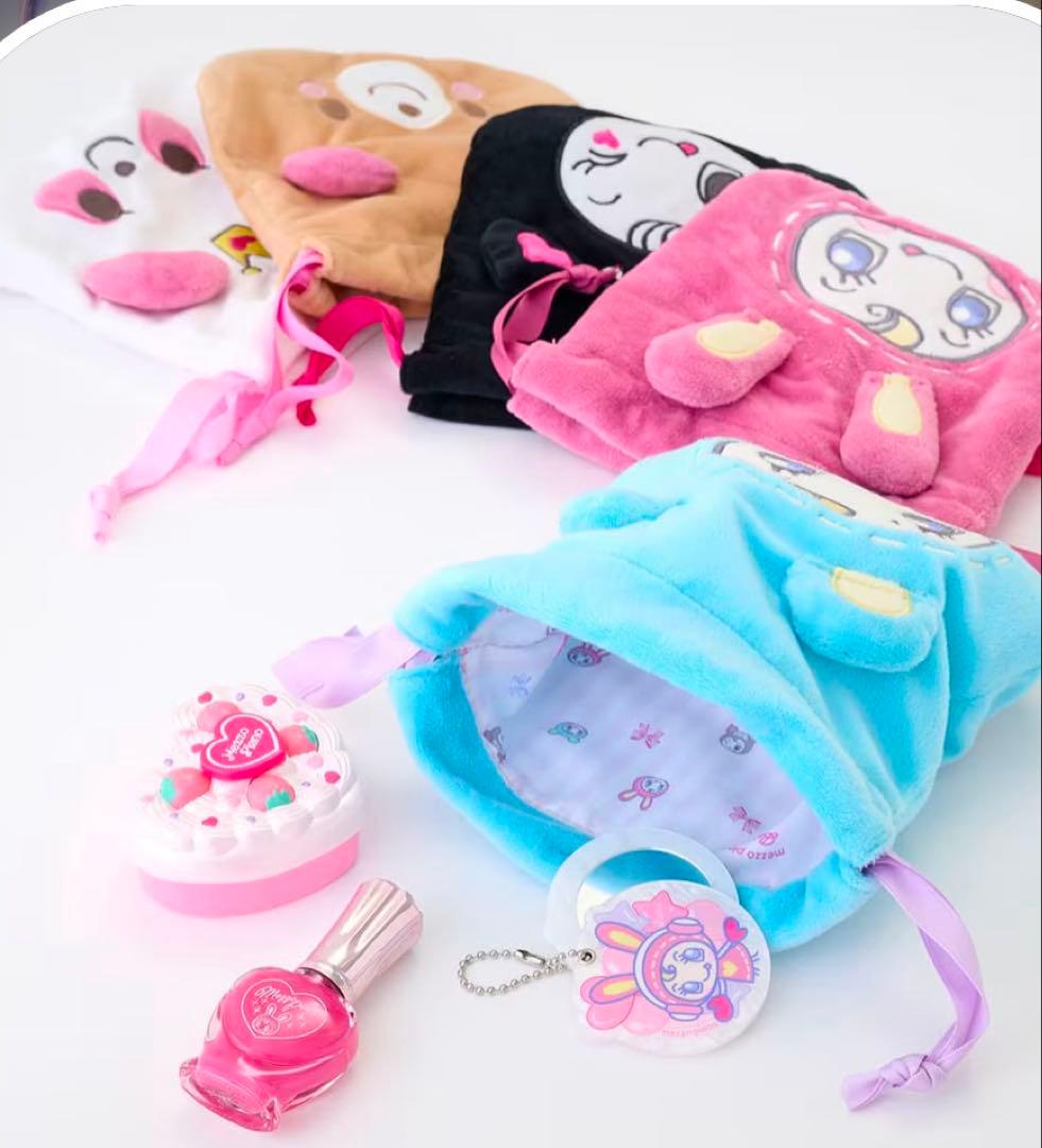 完売品　新品未使用　ナルミヤキャラクターズ　メゾピアノ　デビリーちゃん　巾着　黒