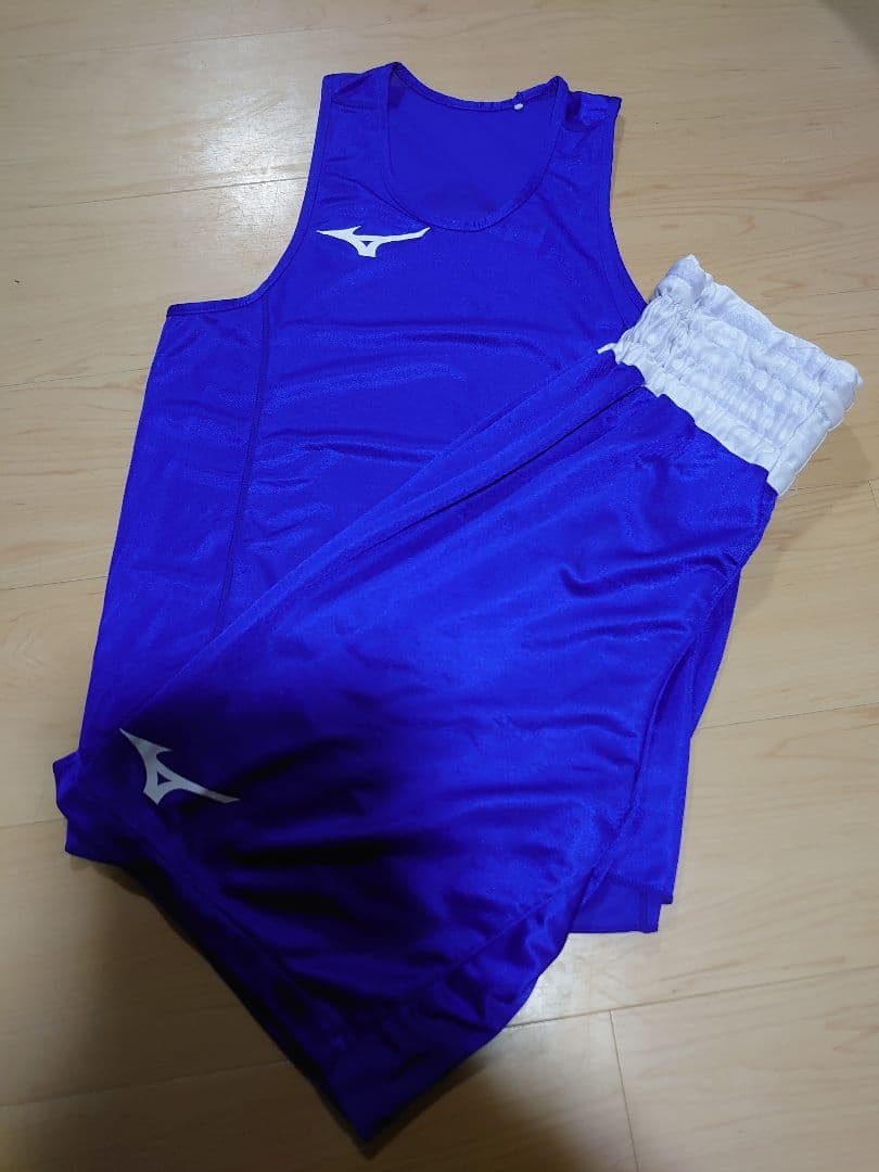 Mizuno ボクシングウェア 青 赤 セット