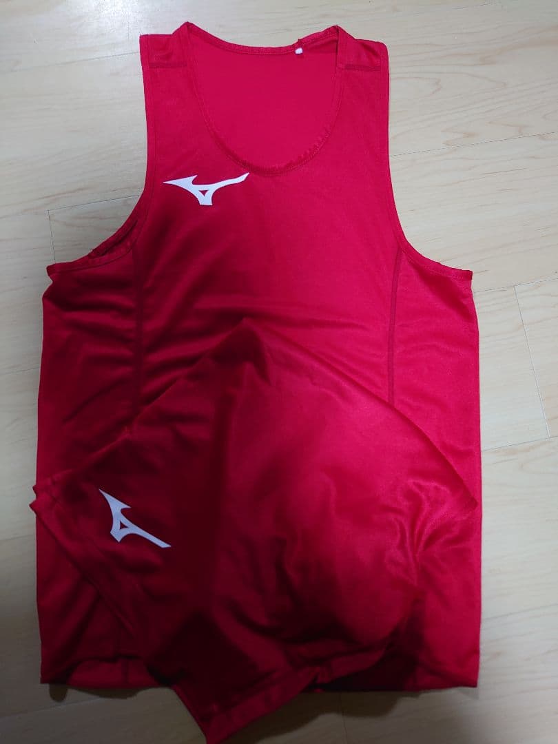 Mizuno ボクシングウェア 青 赤 セット