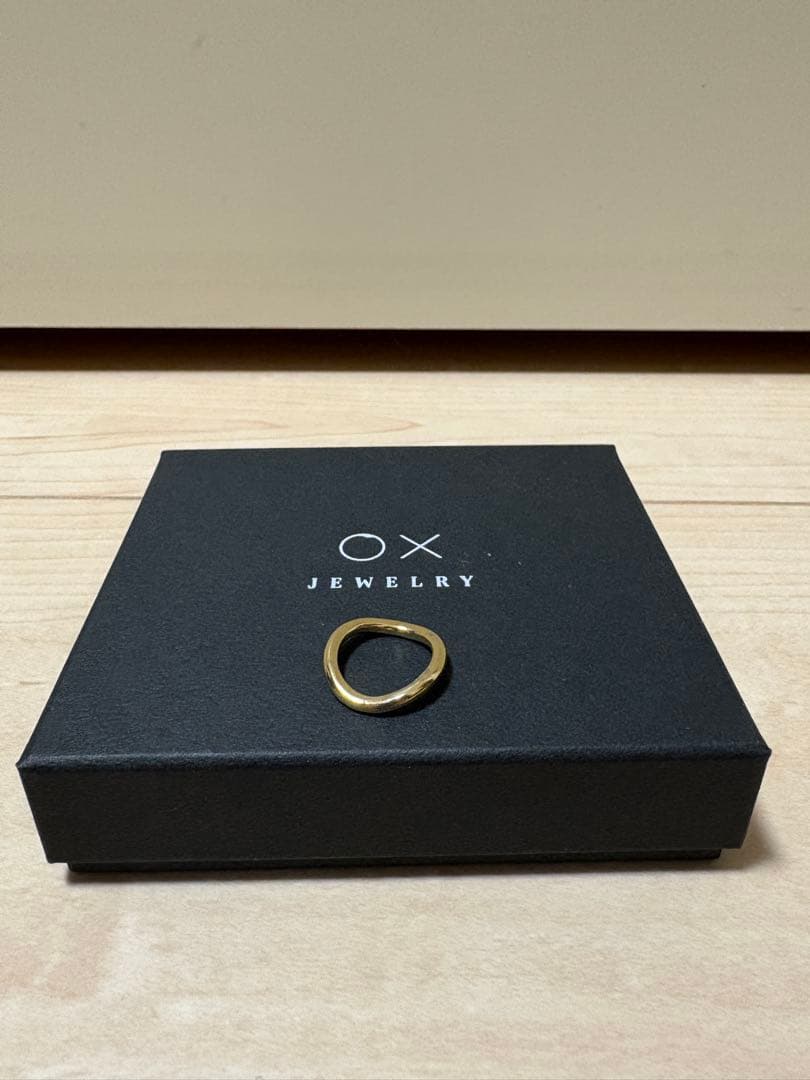 OX JEWELRY Silver Minimal Pinky Ring5号 金