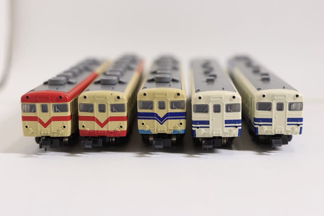 【希少/ジャンク】Nゲージ キハ58/28形 四国団臨色 5両セット 不動品