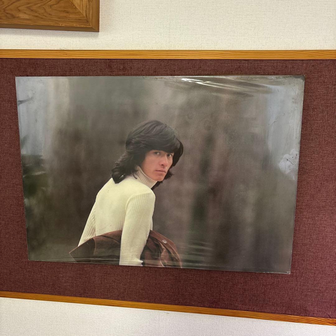 西城秀樹ポスターパネル木製