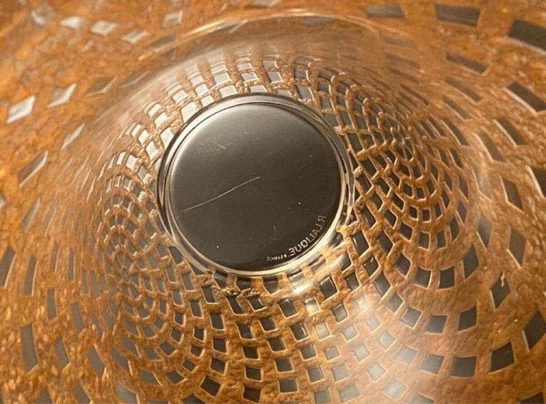 12/25までXmasプライス。ルネ・ラリック 花瓶 DAMIERS ダミエ