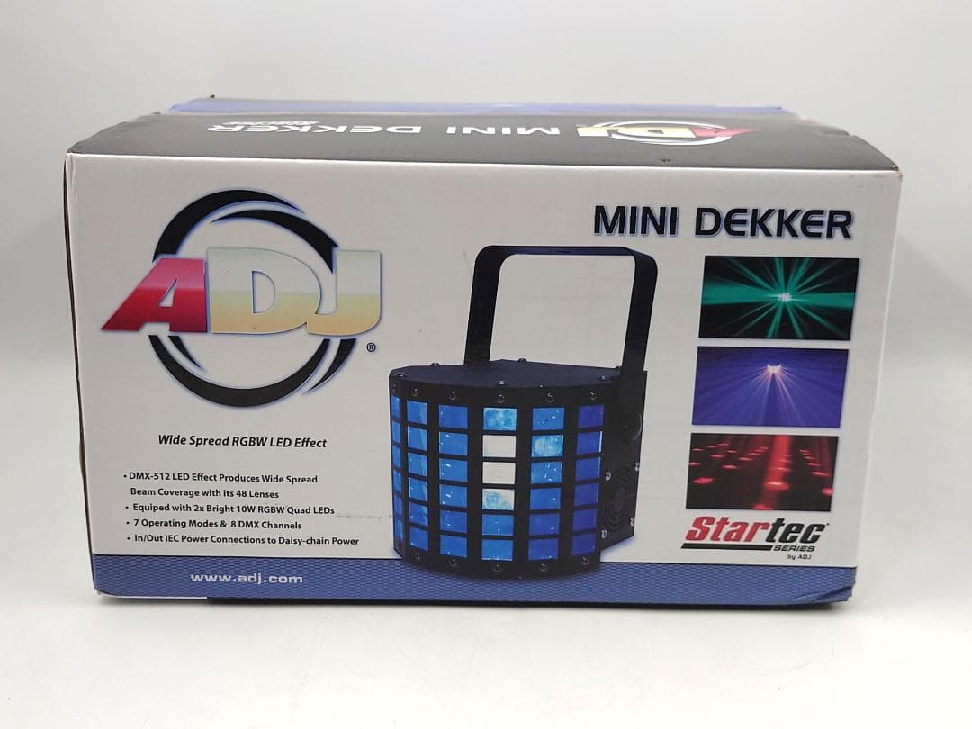 【未使用品】ADJ MINI DEKKER LEDエフェクト照明 返金保証