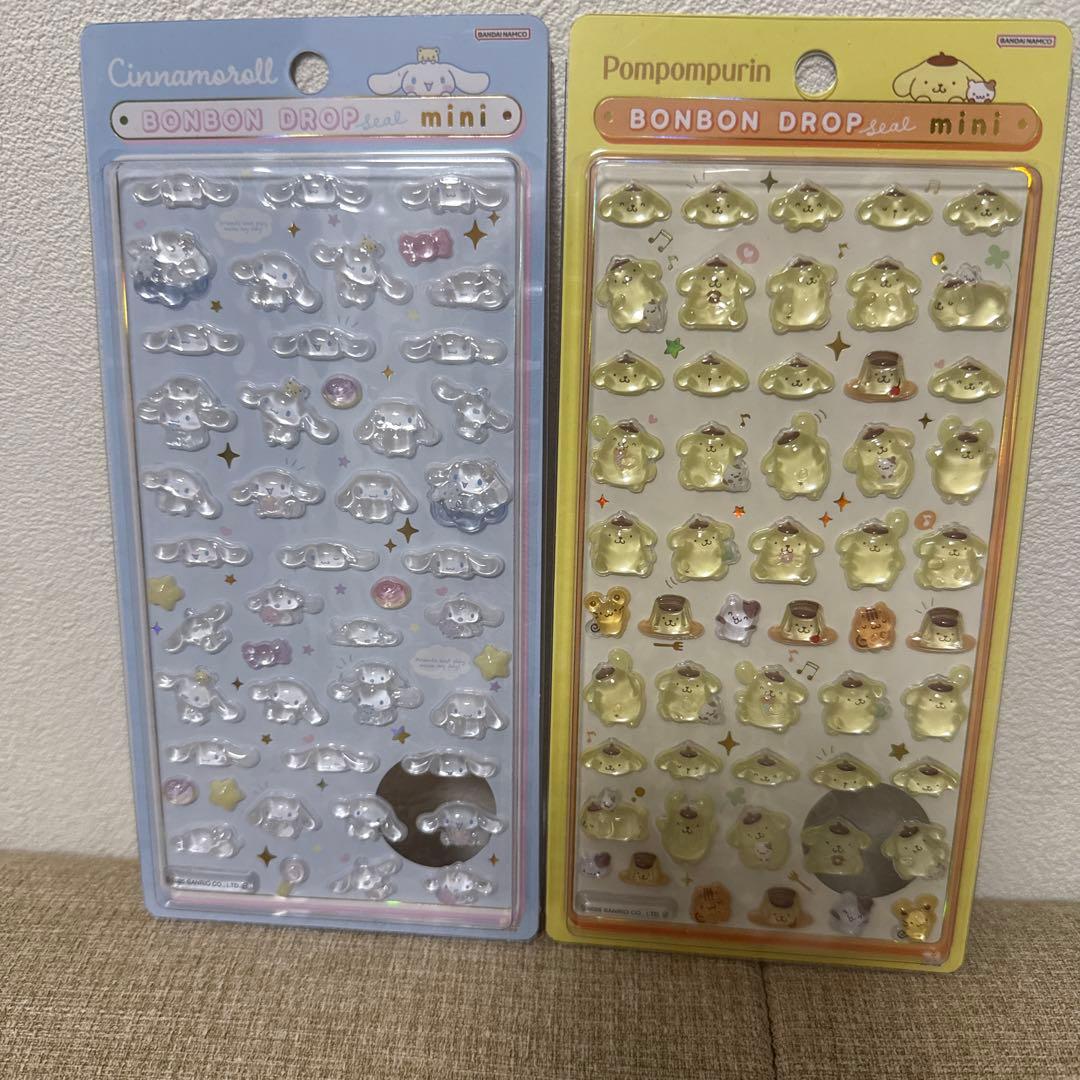 サンリオ　ボンボンドロップミニシール8枚セット