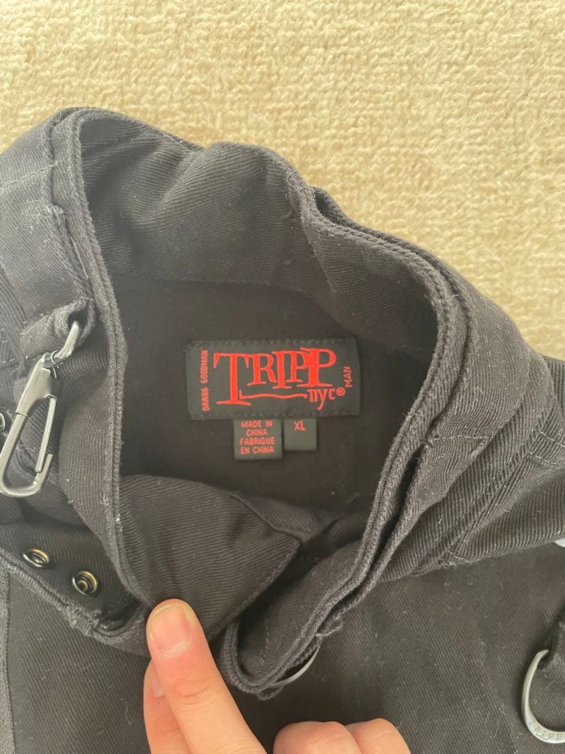 tripp nyc ジャケット　ボンデージ　デタッチャブル　トリップ