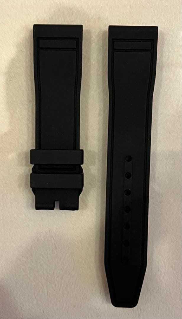 【未使用】IWCパイロットウォッチクロノグラフ 41㎜用純正ラバーベルトブラック