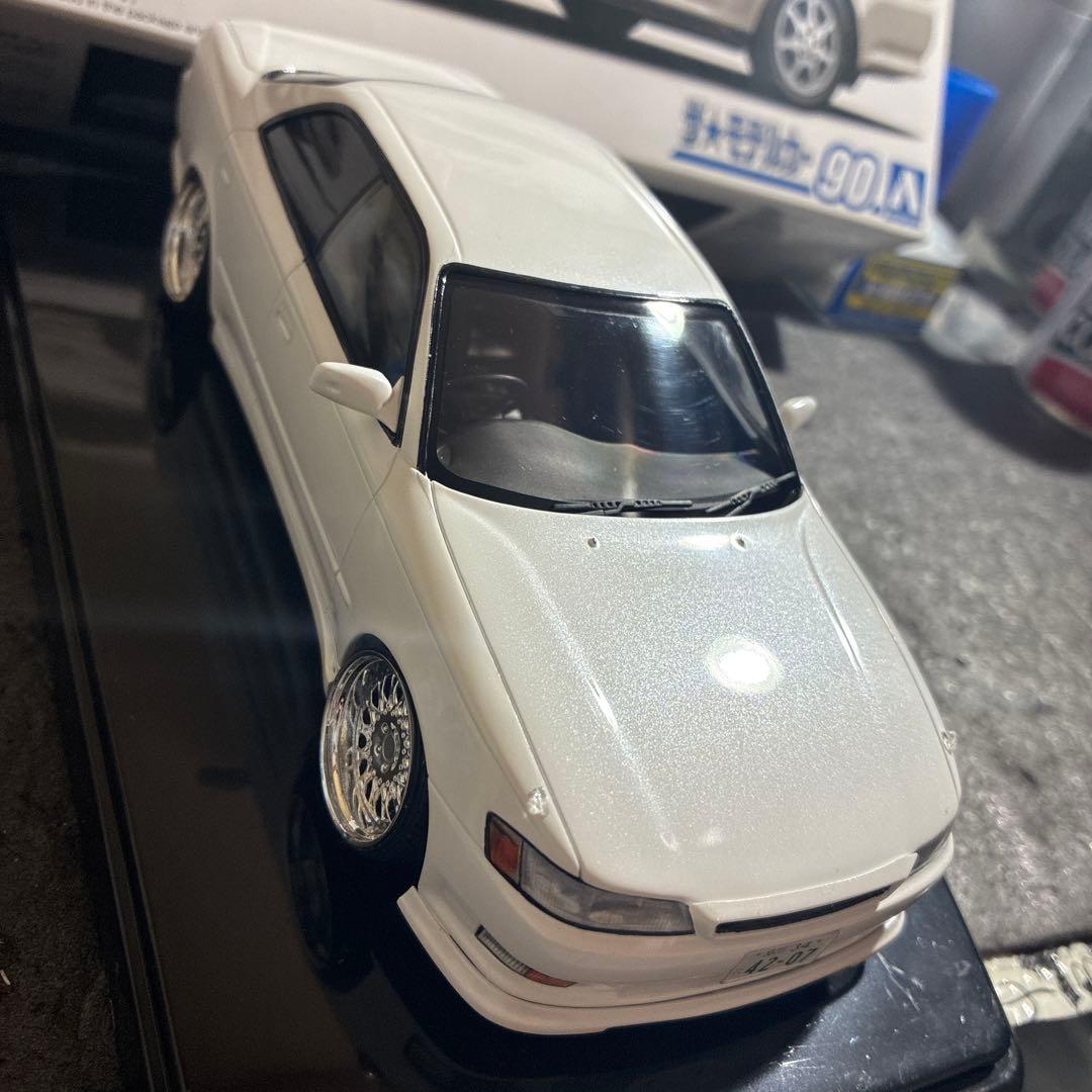 JZX90 マークII プラモデル完成品1/24