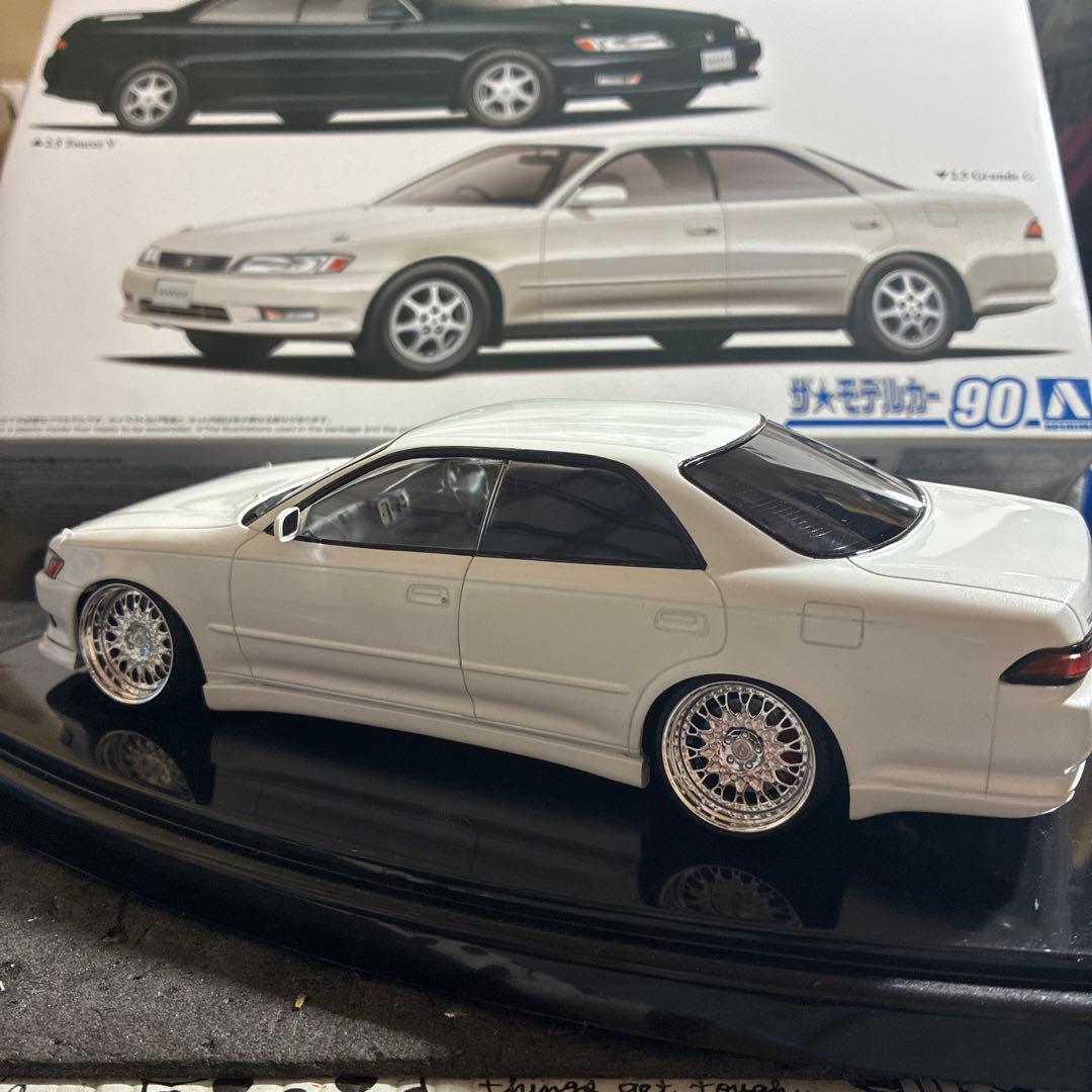 JZX90 マークII プラモデル完成品1/24