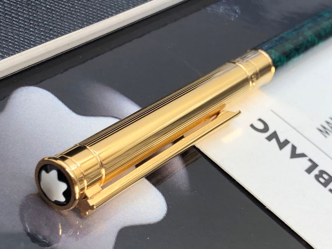 モンブラン　★幸運を導くグリーン・メノウ・入手困難な逸品！★最高級★未使用保管品