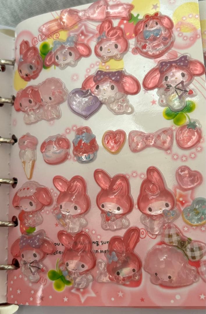 シール帳　完成品　ボンボンドロップシール おはじきシール