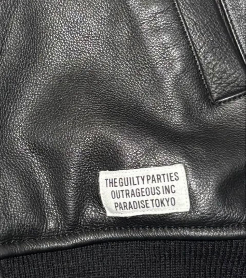 wackomaria ワコマリア LEATHER VARSITY JACKET