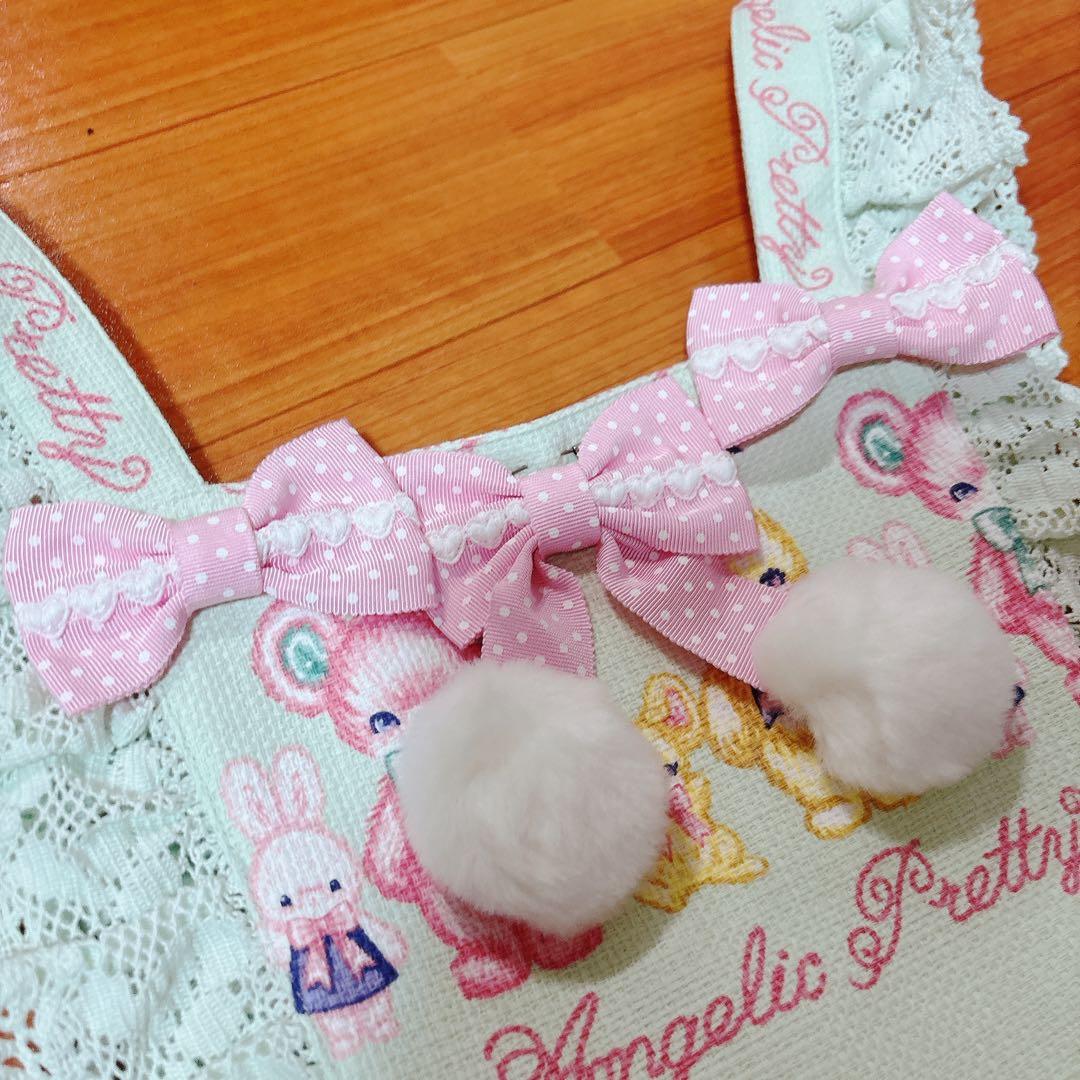 angelic pretty もこもこTOY エプロンスカート