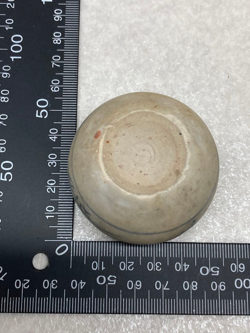 希少 15世紀～16世紀 安南染付 鳥図小壷 茶入 煎茶道具 茶道具