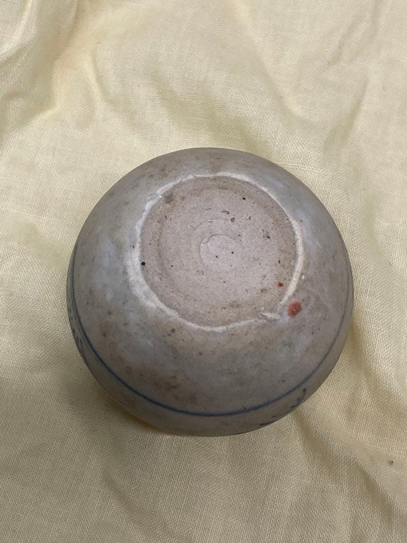 希少 15世紀～16世紀 安南染付 鳥図小壷 茶入 煎茶道具 茶道具