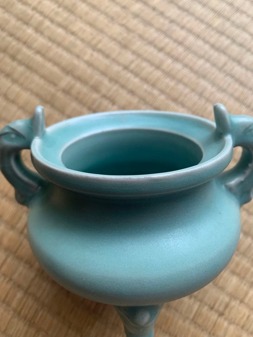 中国清時代青磁香炉