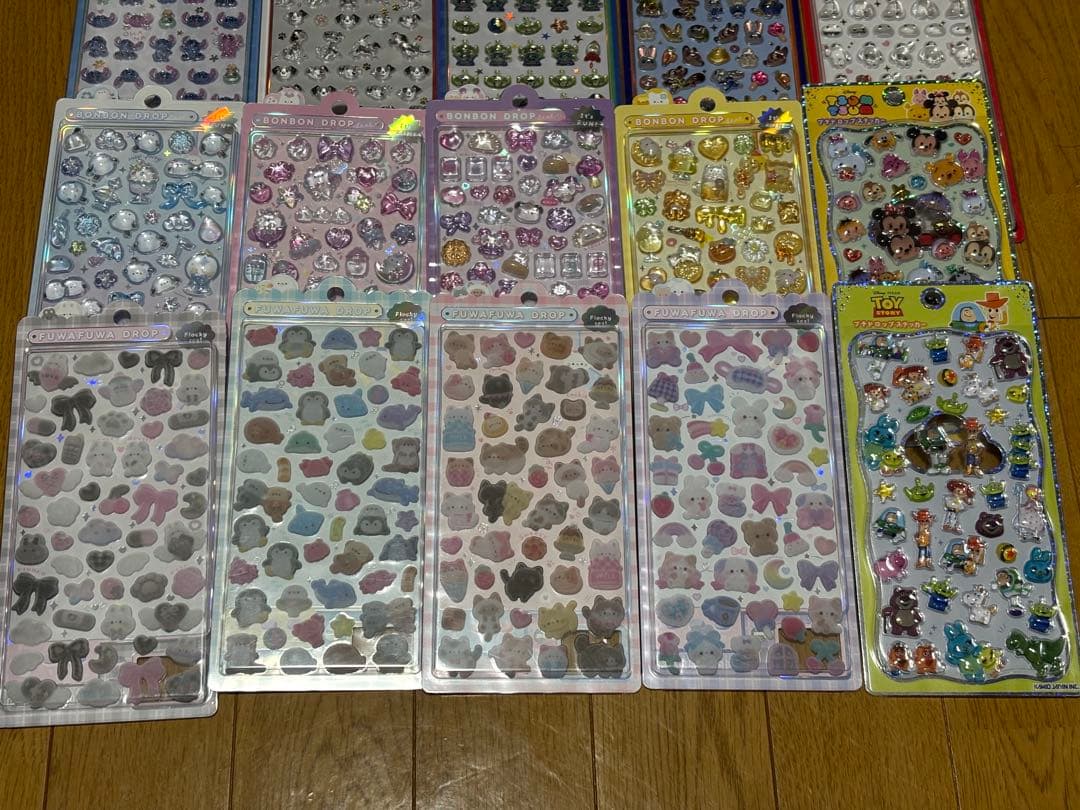 【まとめ売り51点】ボンボンドロップシール等シール多数＋雑貨類　バラ売り不可