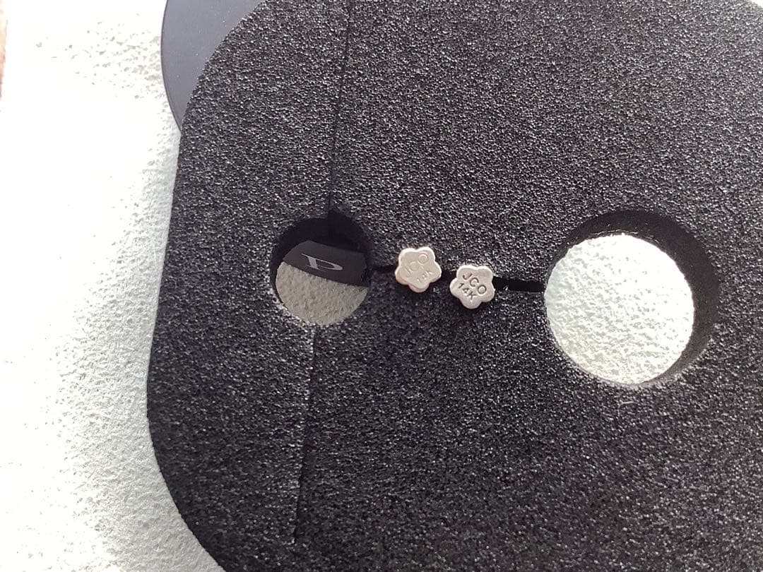 Picollet J&Co 14KWG ボディピアス 16G