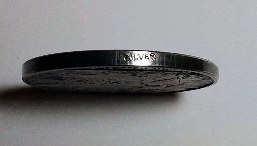 ウィンストン・チャーチル1874-1965記念 銀メダル小　ケース付き