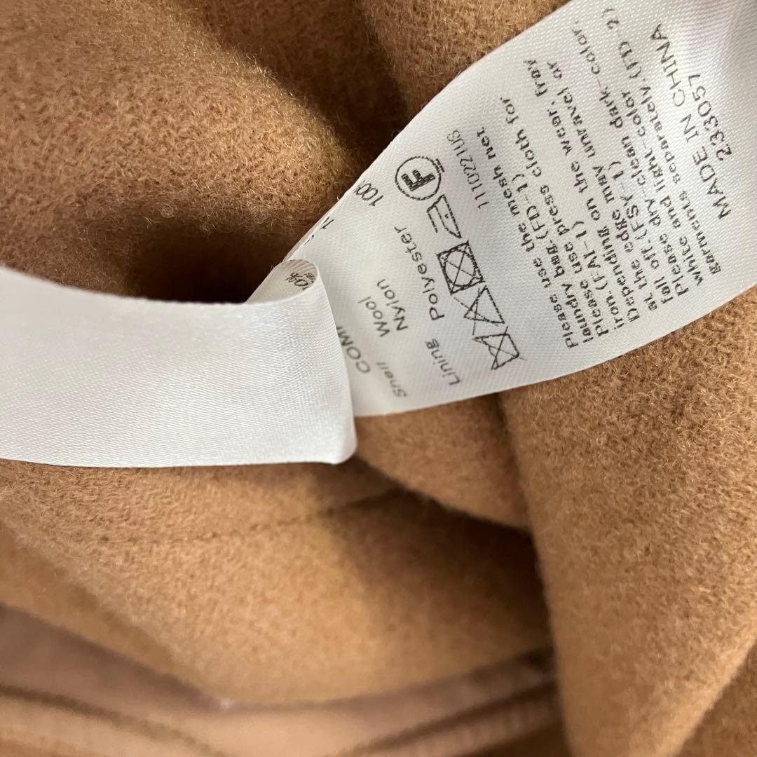 ◆美品 UN3D アンスリード バックオリガミコート キャメル