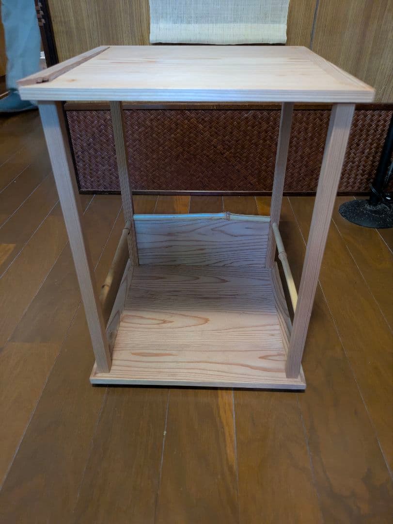 木製 茶道具用台 シンプルデザイン