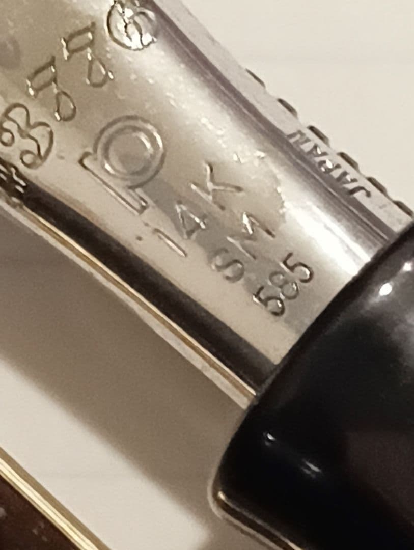 パイロット　ナミキウルシ 20号 ＋　プラチナ万年筆　14Ksmニブ　異種ペン