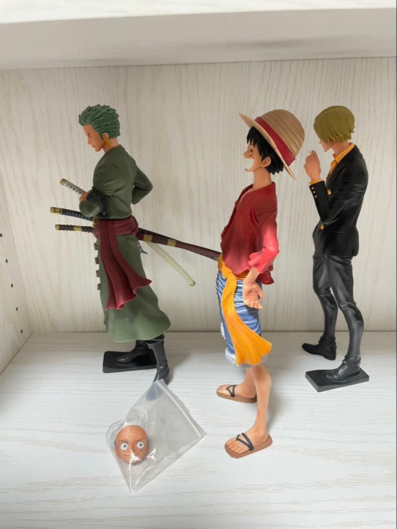 ワンピース　グランディスタgrandista フィギュア　ルフィ　ゾロ　　サンジ