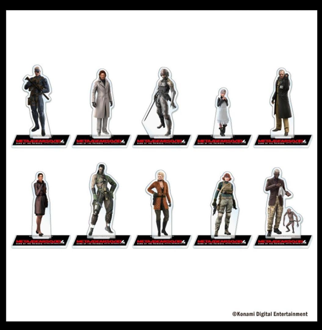 MGS 全作 各10種 アクリルスタンド メタルギアソリッド パルコ PARCO