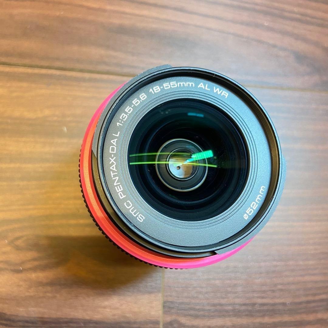 PENTAX K-50 ダブルズームキット ピンク ほぼ新品 4644