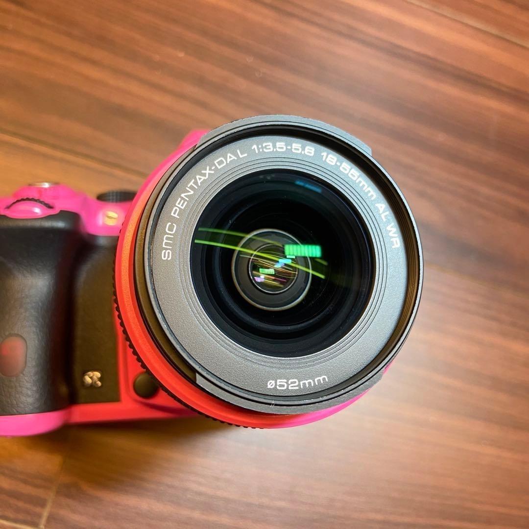 PENTAX K-50 ダブルズームキット ピンク ほぼ新品 4644