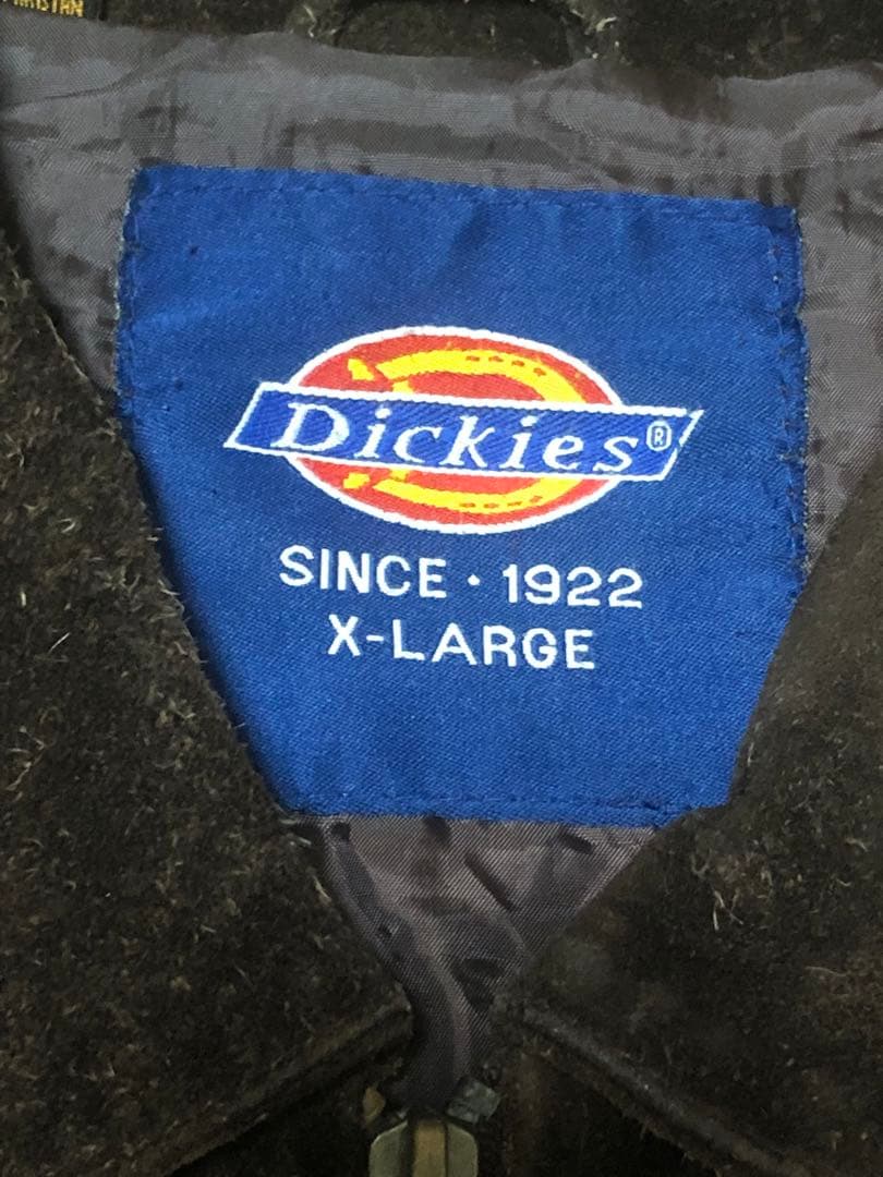 【送料無料】古着好き必見！DickiesヴィンテージスエードジャケットXLサイズ