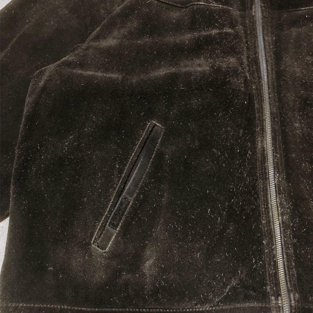 【送料無料】古着好き必見！DickiesヴィンテージスエードジャケットXLサイズ