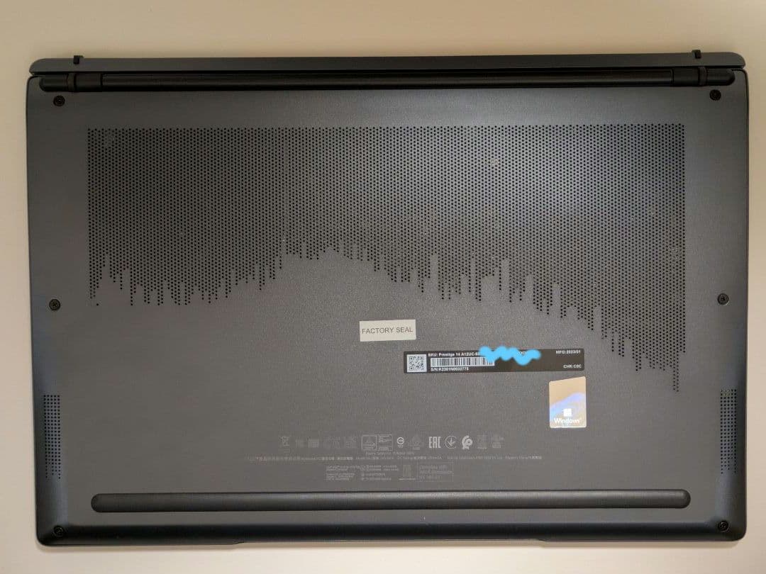 Windowsノート本体 MSI Prestige14 A12UC 16GB RTX3050