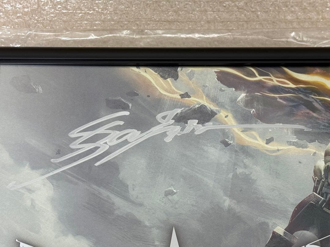 メタファー:リファンタジオ 直筆サイン入り A2メタルポスター 発売記念抽選会