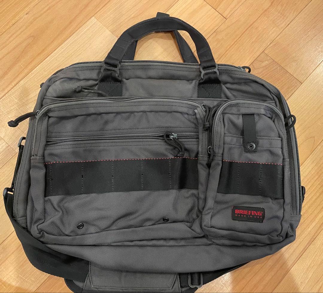 BRIEFING トゥモローランド　ビジネスバッグ グレー