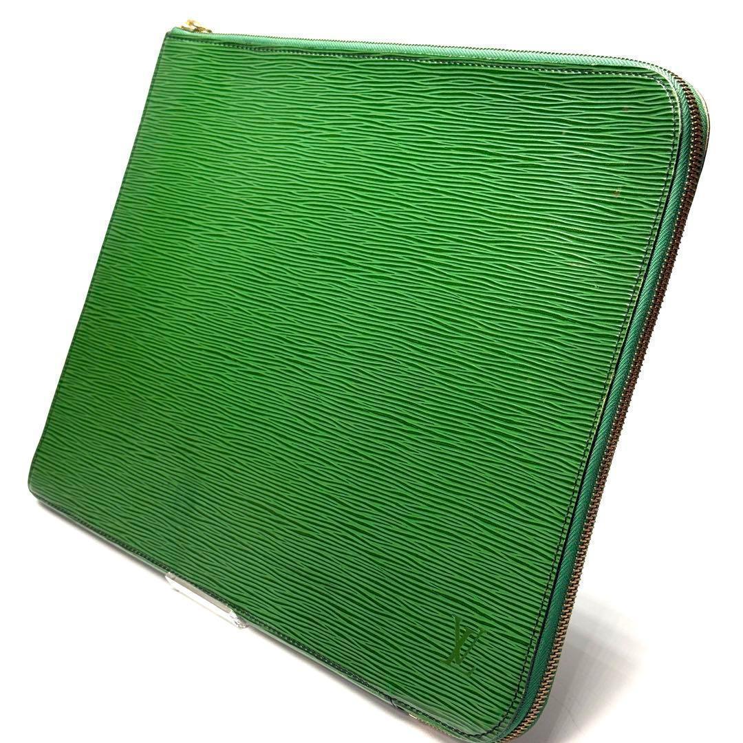 ルイヴィトン ポッシュ ドキュマン エピ ボルネオグリーン M54494 メンズ