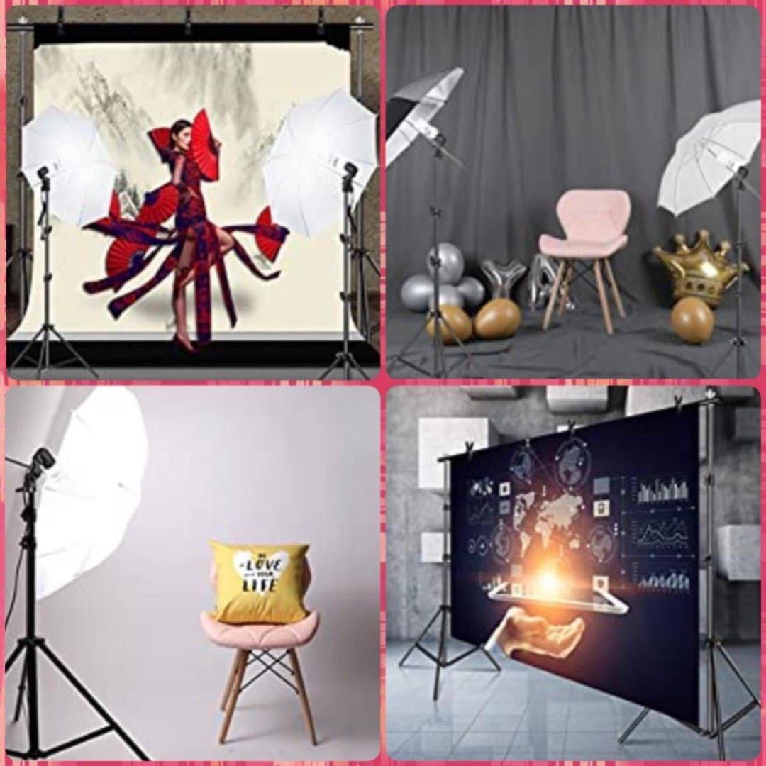 ❤プロ用スタジオ撮影照明キット❣初心者でも使いやすい本格的で豪華フルセット♪❤