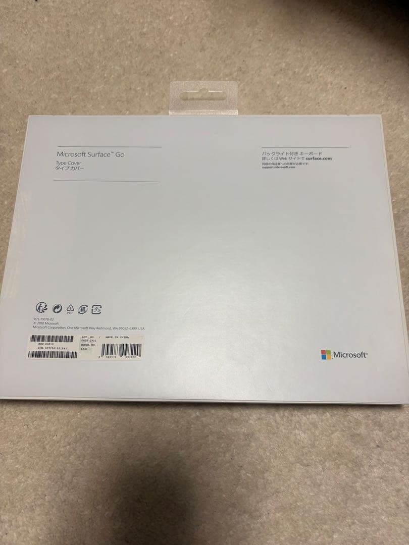 Microsoft Surface Go タイプカバー