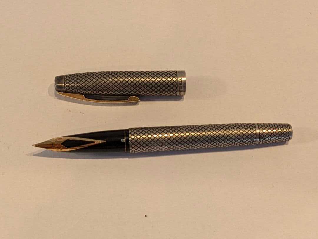 SHEAFFER シェーファー　万年筆　スターリングシルバー ペン先14K