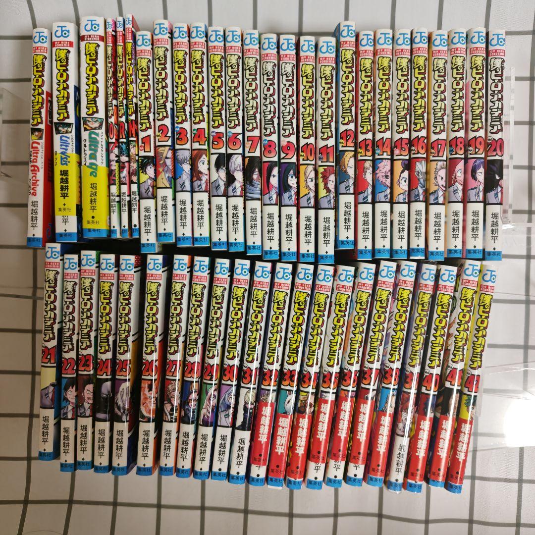 【説明必読】僕のヒーローアカデミア　全巻+ファンブック3冊+映画特典3冊