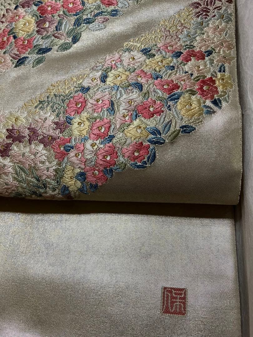 こはるびより名門となみ織物袋帯　新品未使用