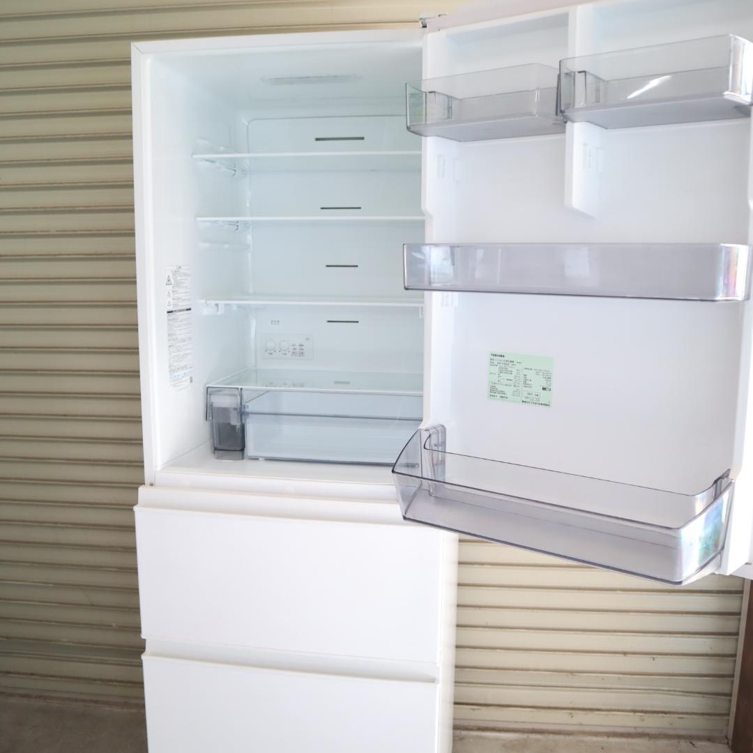 TOSHIBA GR-T36SC-WT 大型冷蔵庫 B0015