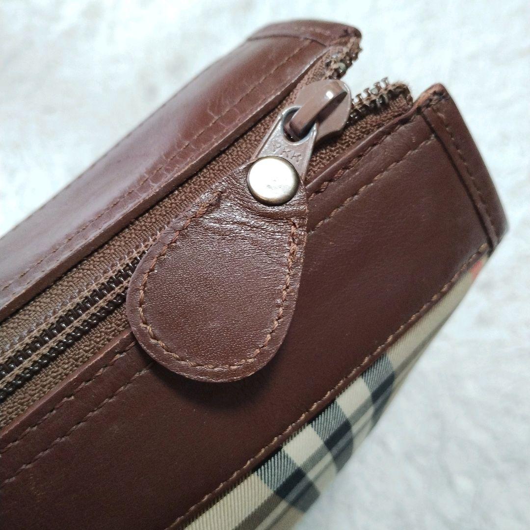 【美品】バーバリー ブリーフケース ノバチェック シャドーホース