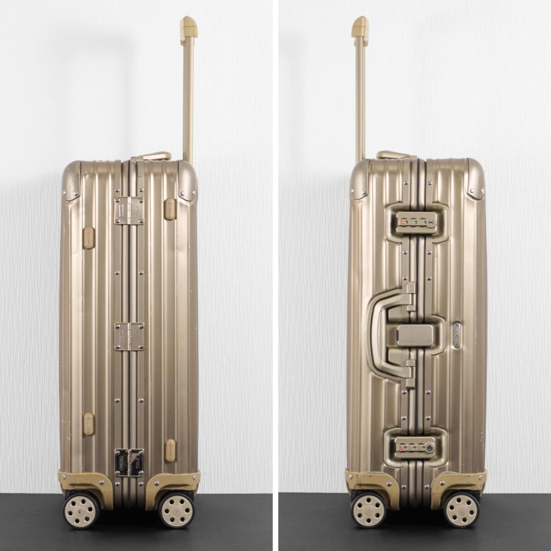 リモワ トパーズ チタニウム 64L 4輪 TSAロック チェックインM アルミ