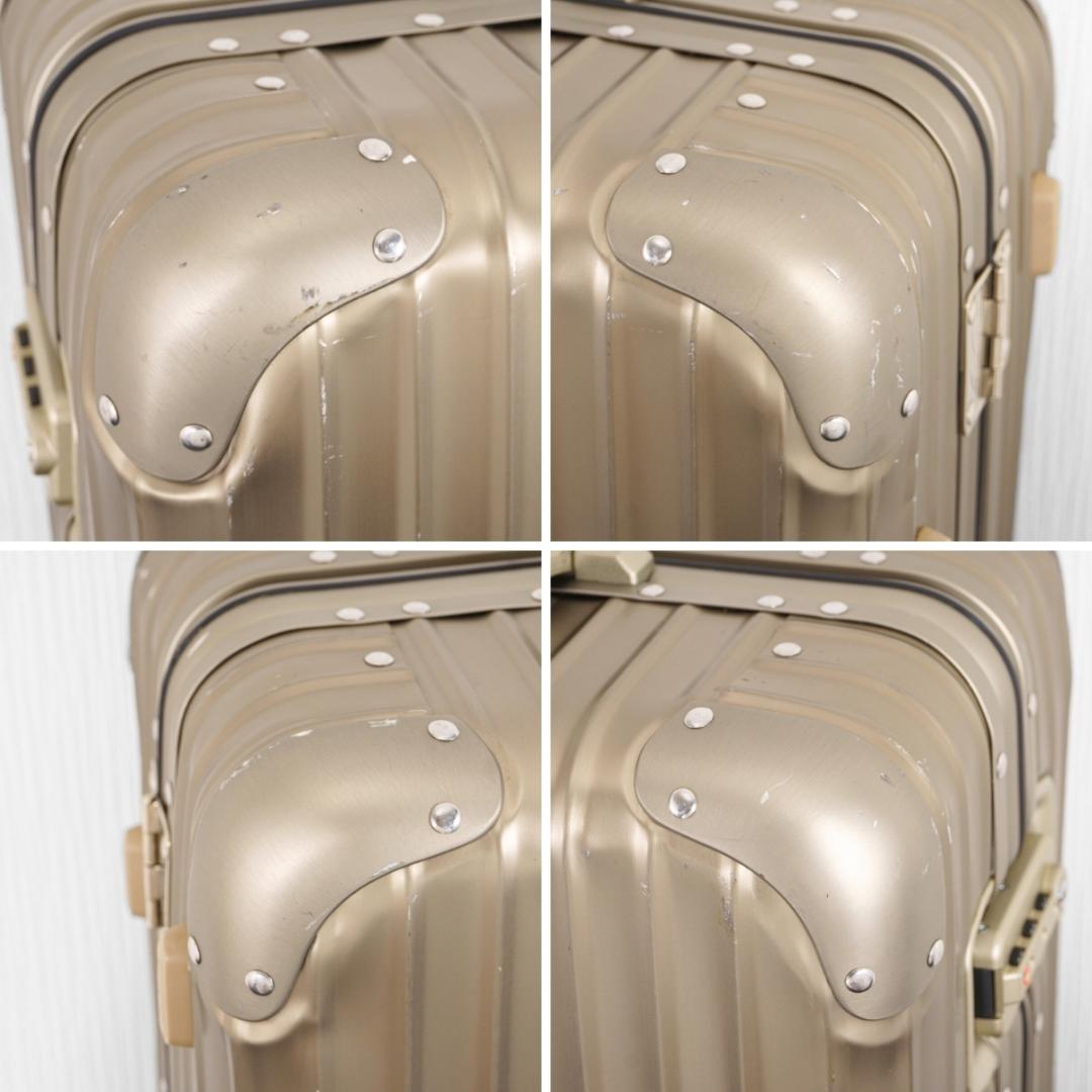 リモワ トパーズ チタニウム 64L 4輪 TSAロック チェックインM アルミ