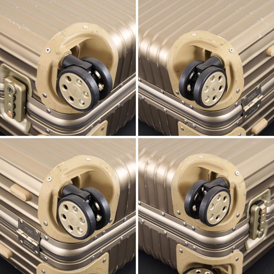 リモワ トパーズ チタニウム 64L 4輪 TSAロック チェックインM アルミ